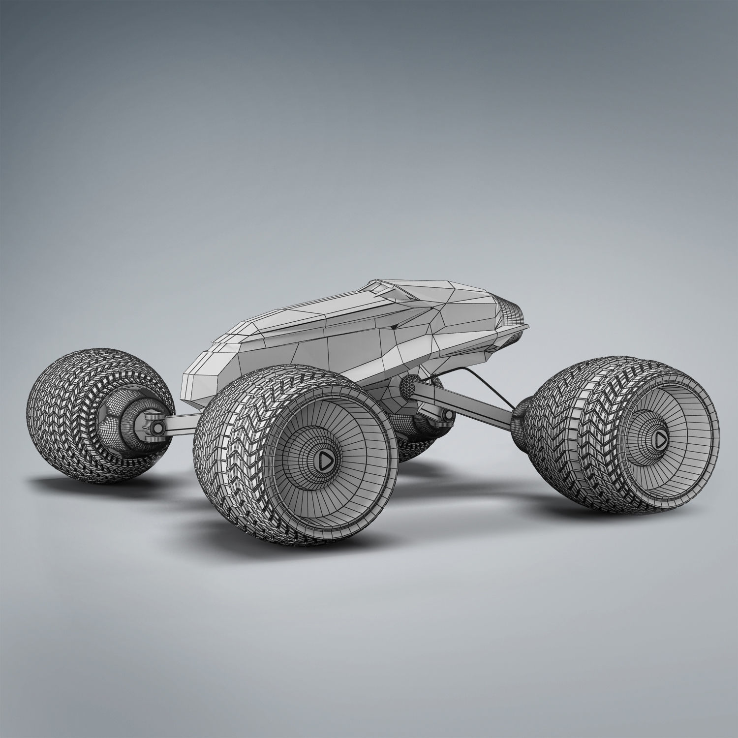 Lunar Sci-fi 3D model_4