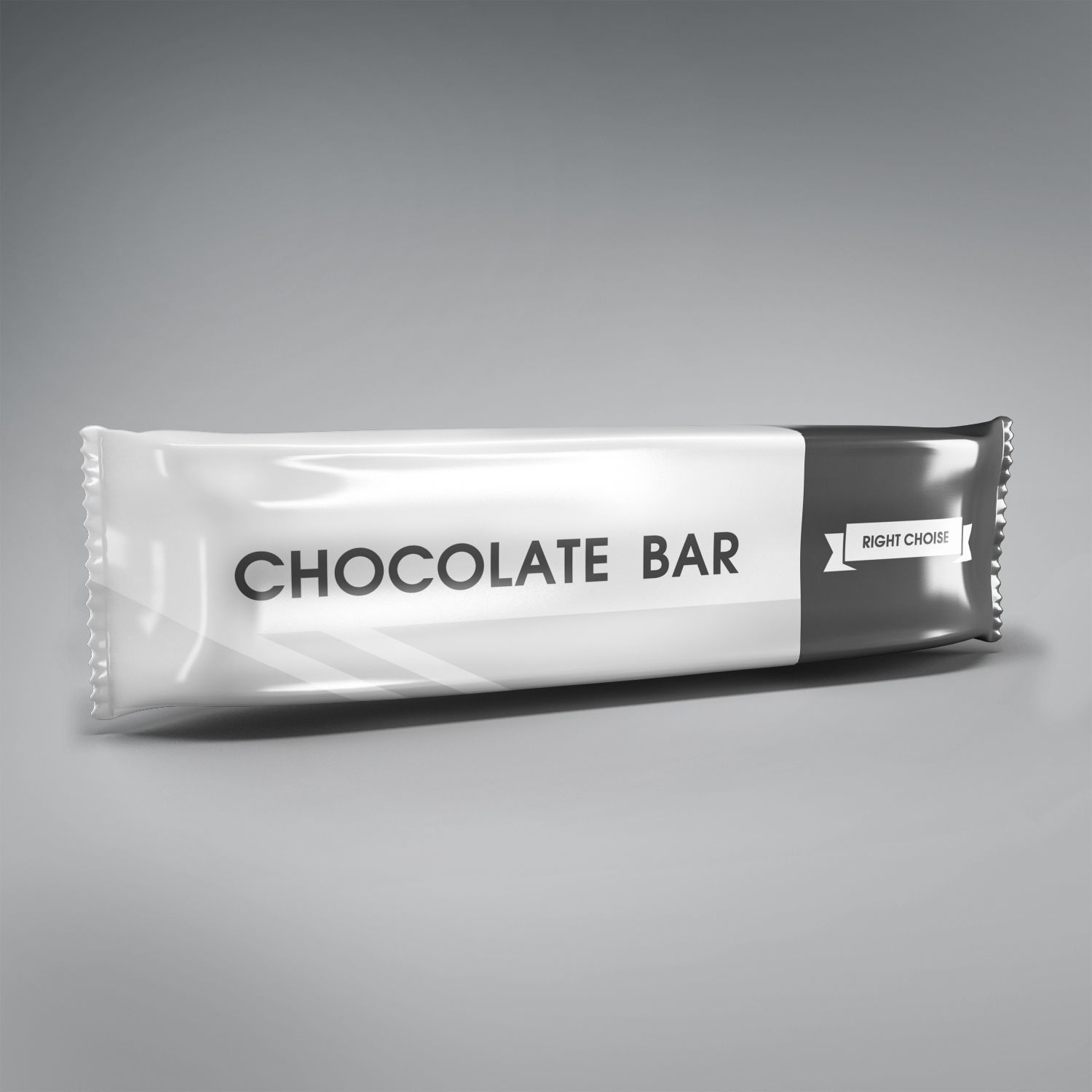 Chocolate bar 3D model_1