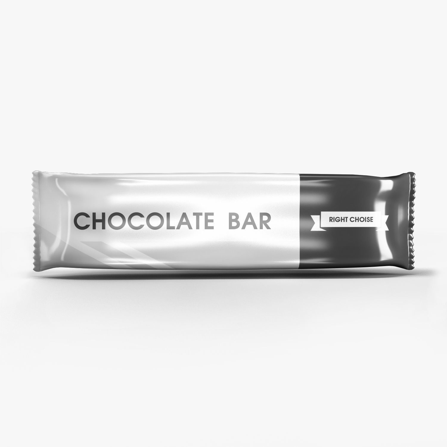 Chocolate bar 3D model_4