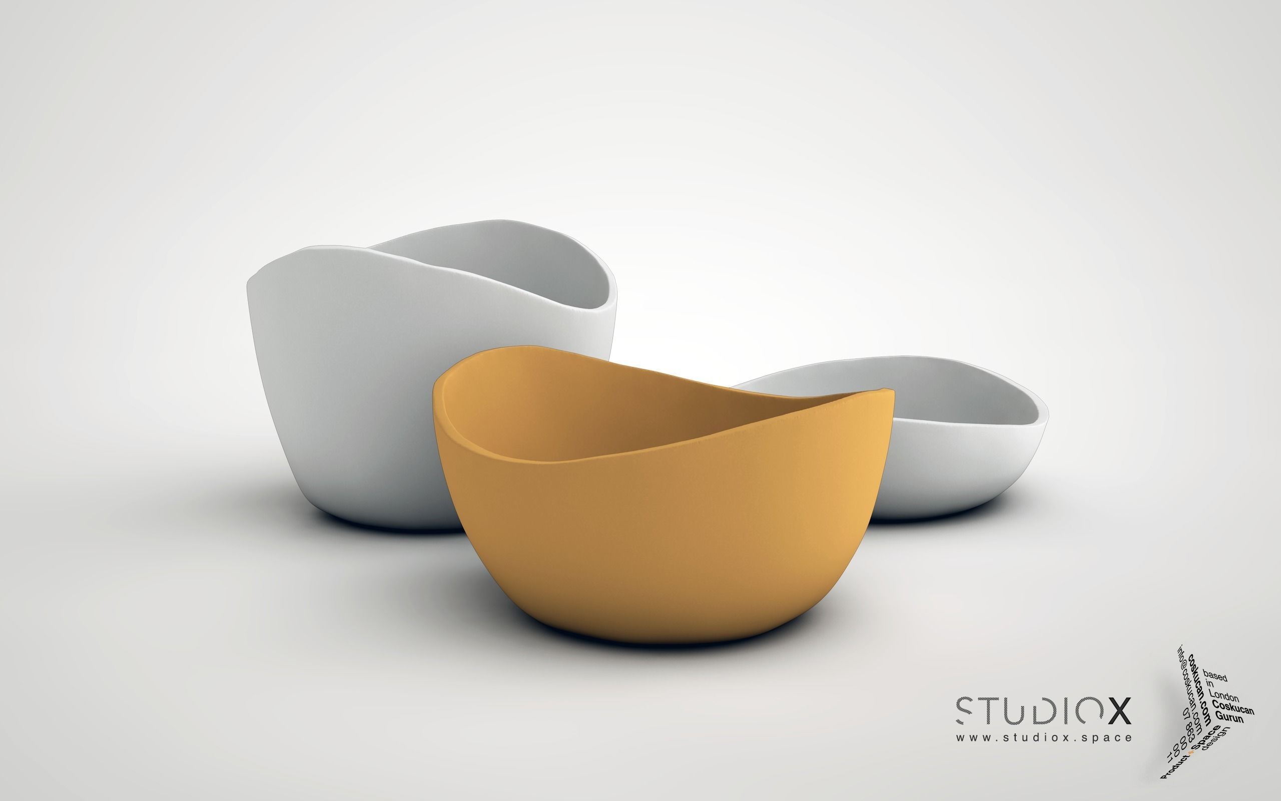 ELEMENTs RUSTIC BOWL - MEDIUM 3D print model_0