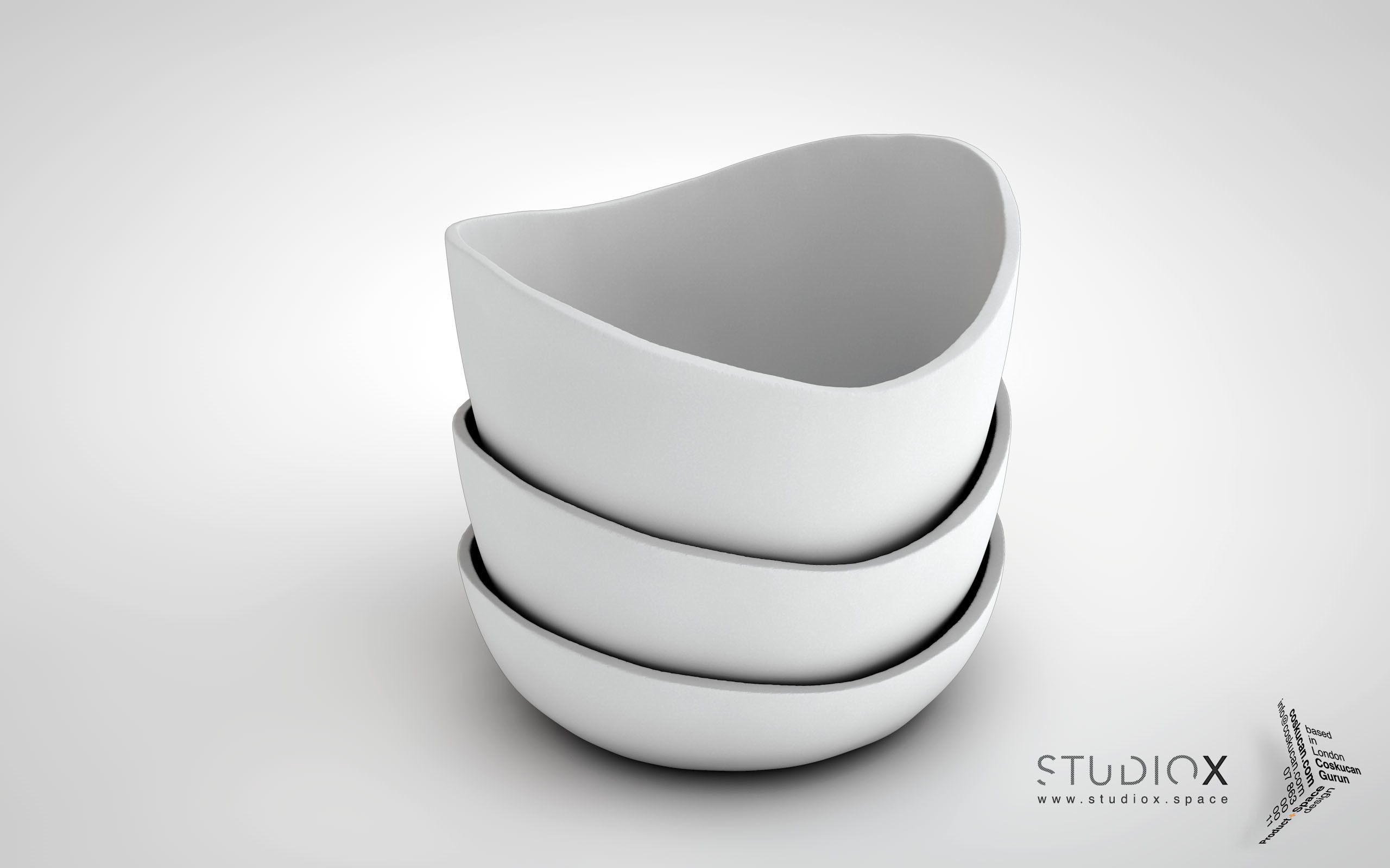 ELEMENTs RUSTIC BOWL - MEDIUM 3D print model_8