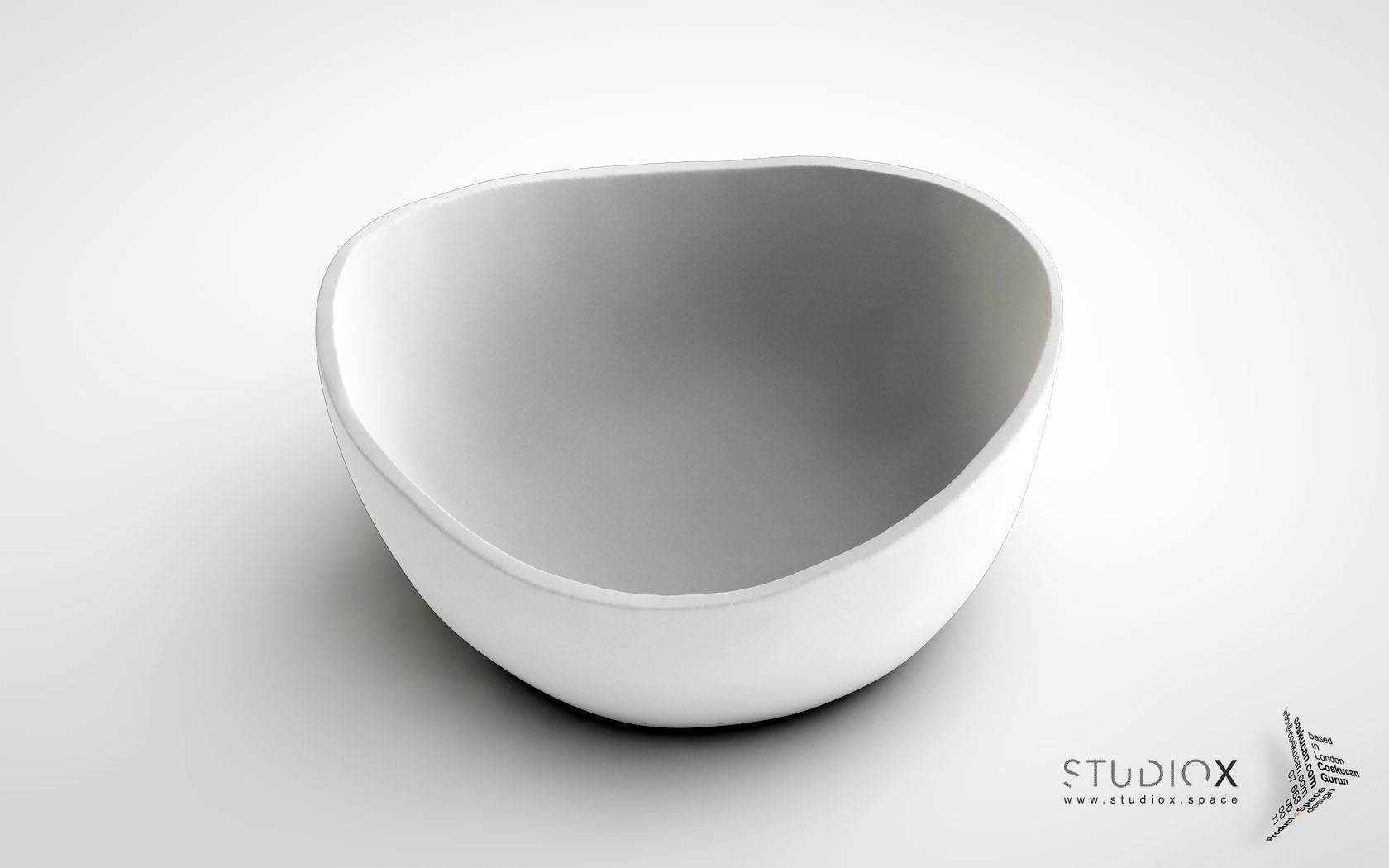 ELEMENTs RUSTIC BOWL - MEDIUM 3D print model_3