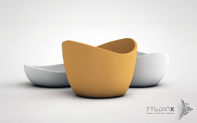 ELEMENTs RUSTIC BOWL  - LARGE 3D print model