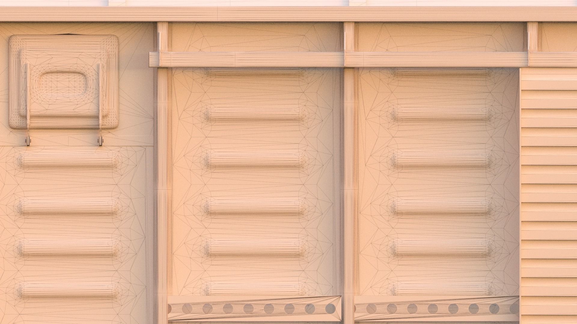 OLD WAGON PBR 3D model_10