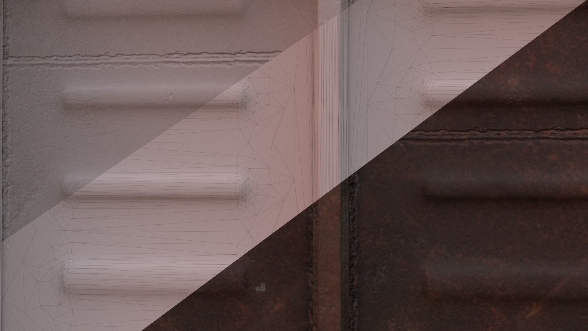 OLD WAGON PBR 3D model_5