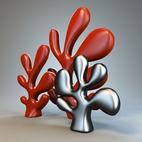 Cactus coral 3D model_4