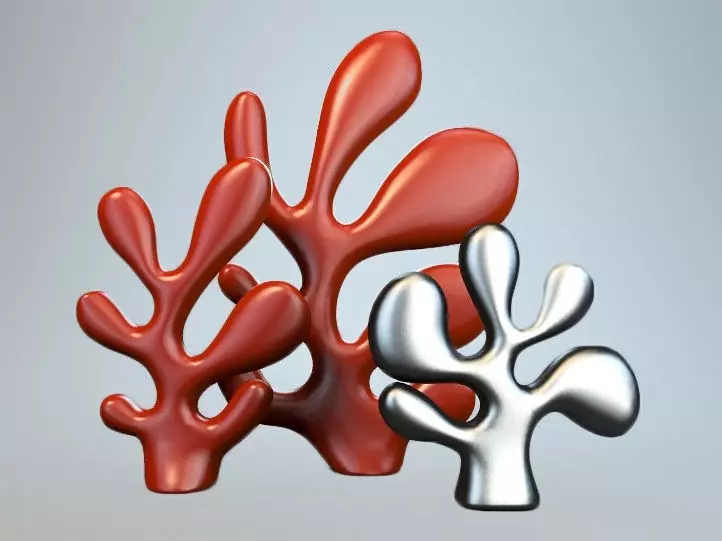 Cactus coral 3D model_0