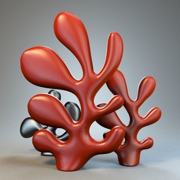 Cactus coral 3D model_2