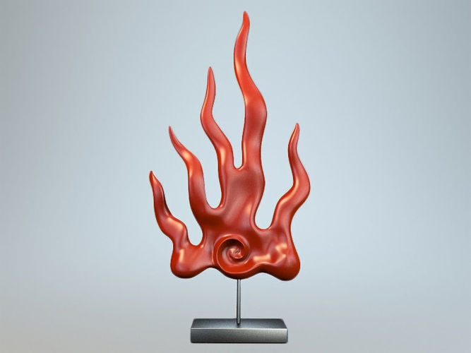 Cold flame Figurine 3D model