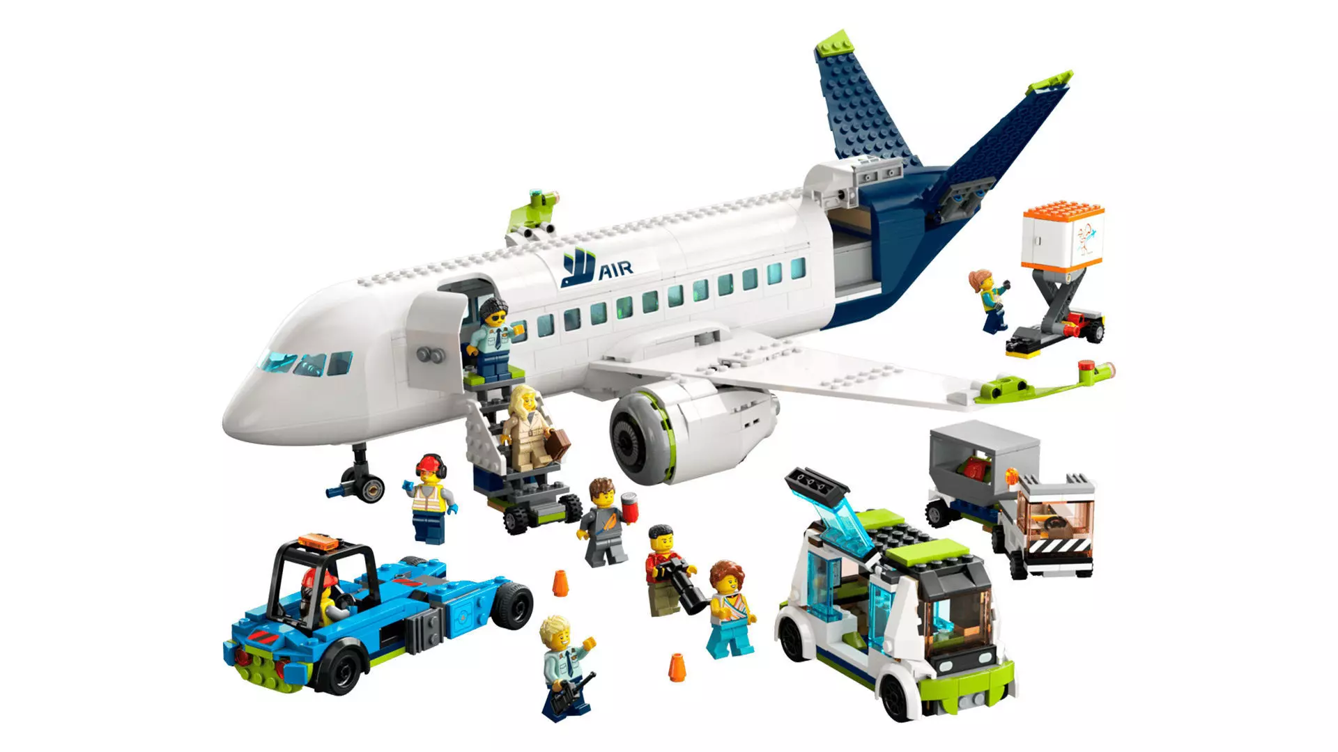 TwindBricks3D - 60367 Passenger Airplane 3D print model