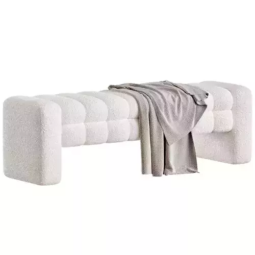 Bench Taranto By Eichholtz Low-poly 3D model 6