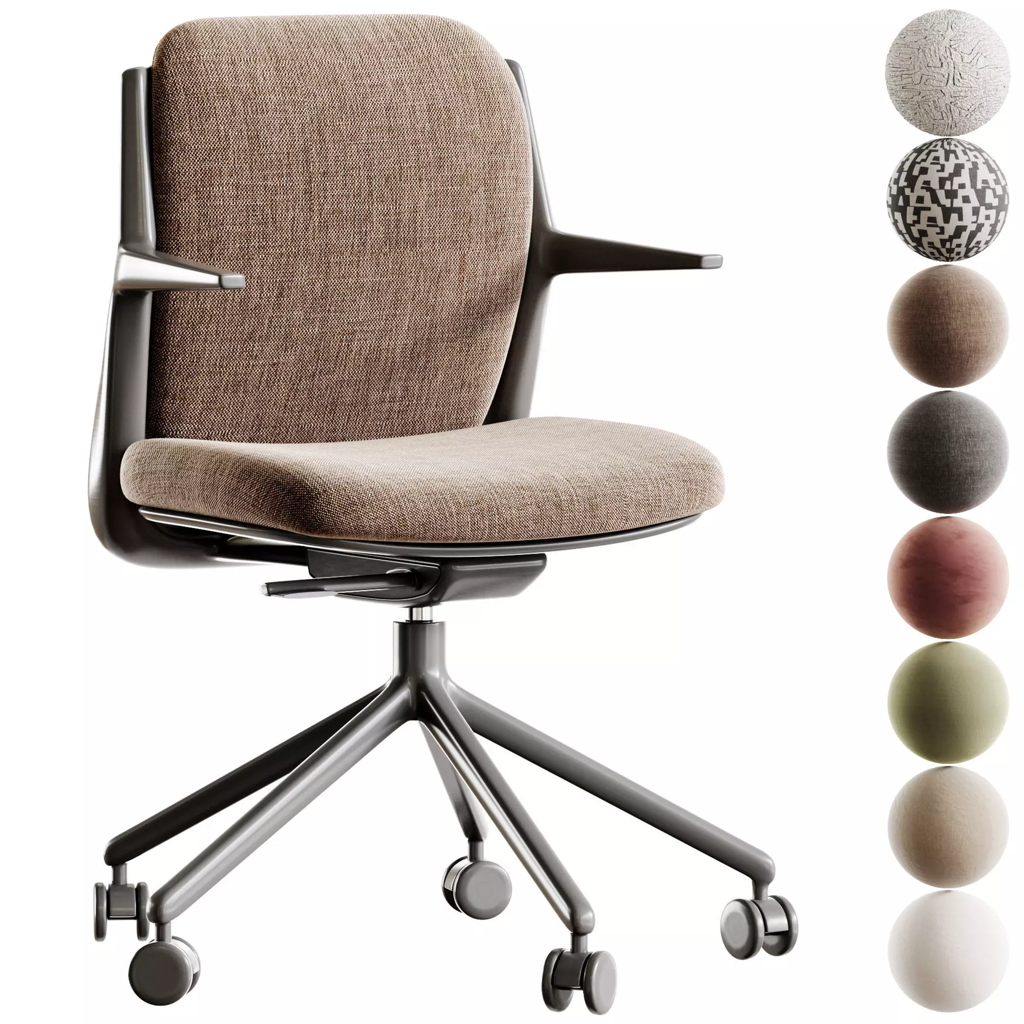 OFY Office Chair By Narbutas Low-poly 3D model