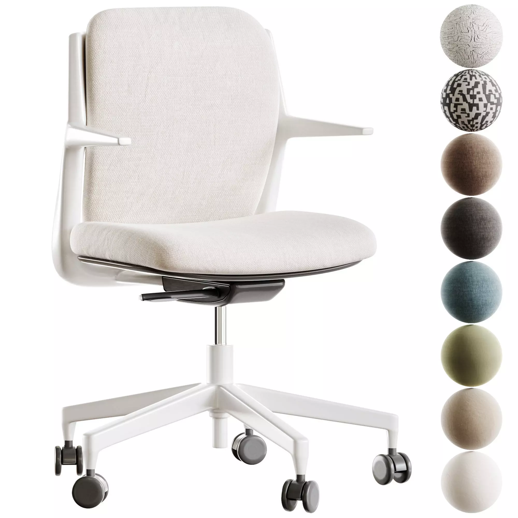 OFY Office Chair By Narbutas Low-poly 3D model