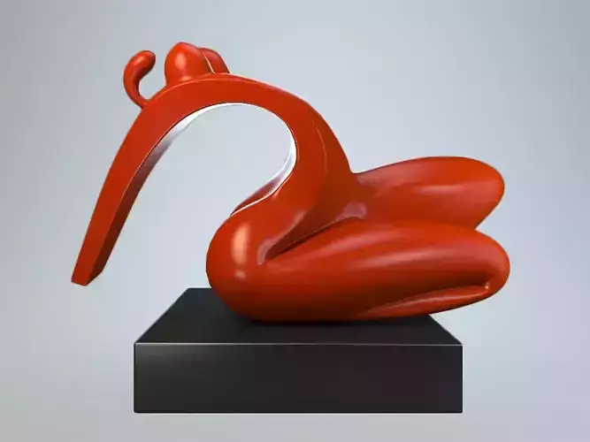 Female sculpture forms 3D model