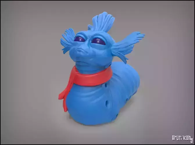 Ello Worm 3D print model