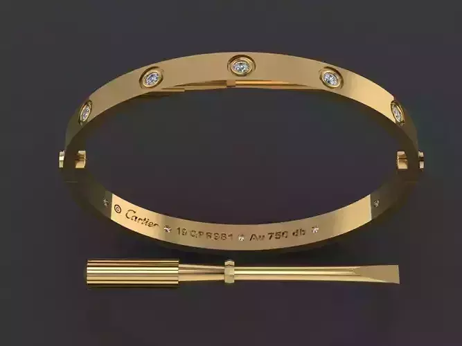 Luxury Full Stone Bracelet 19 Size 