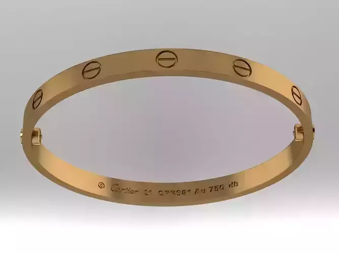 Elegant Plain Luxury Jewelry 3D Model 21 Size