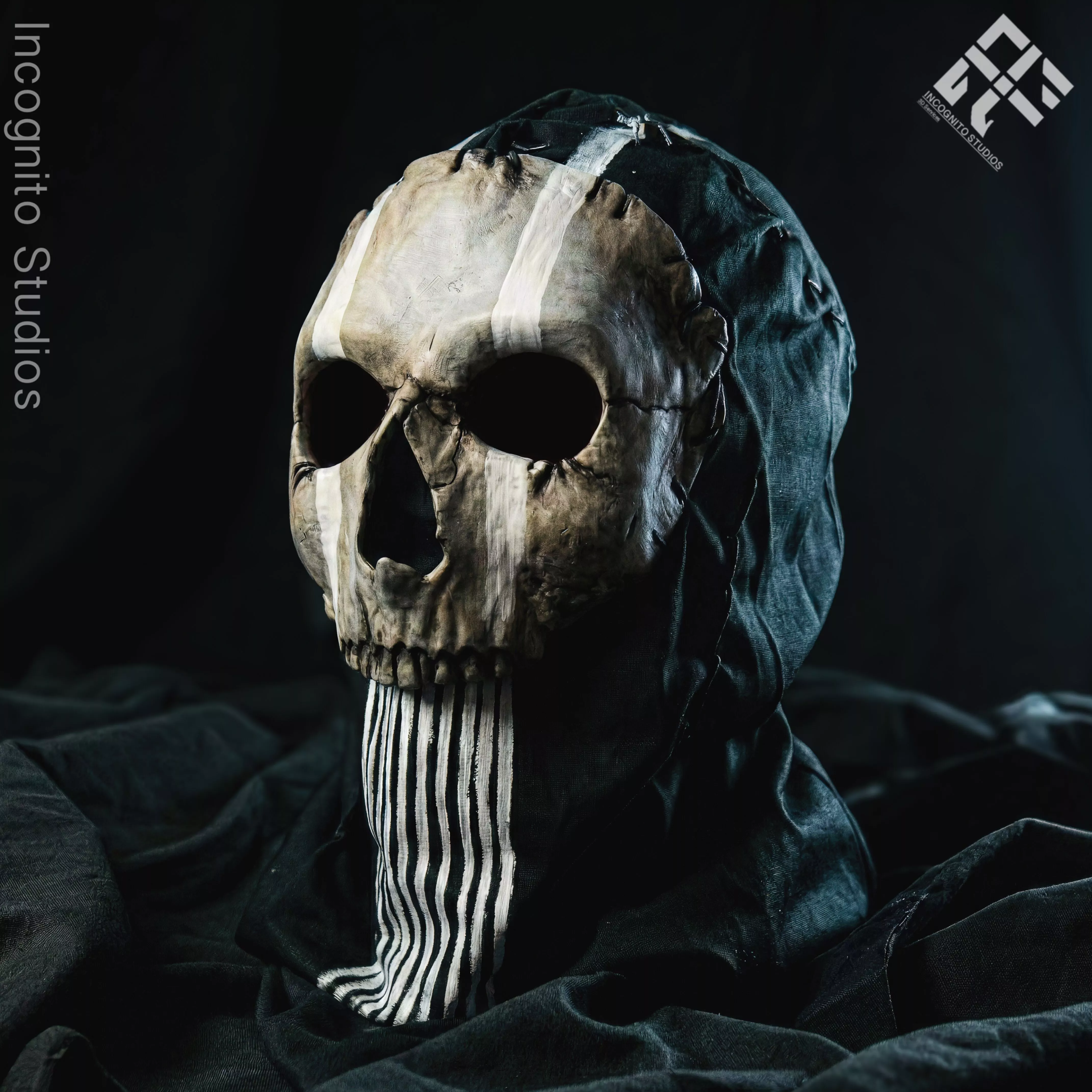 GHOST NIGHTWAR MASK SIMON RILEY COSPLAY MW2 MW3 3D print model