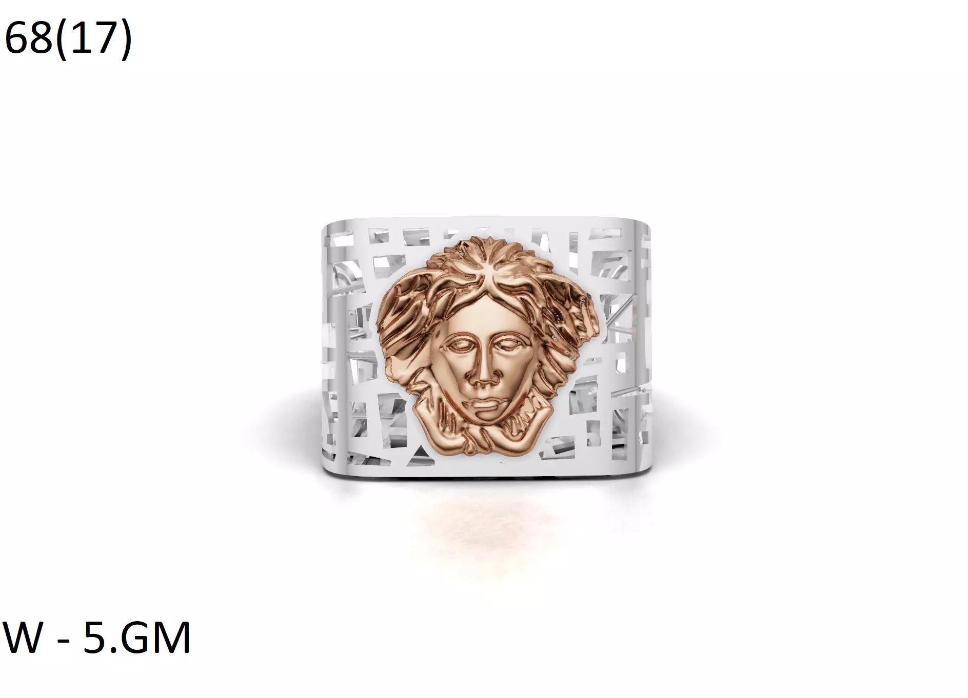 SILVER RING 3D print model