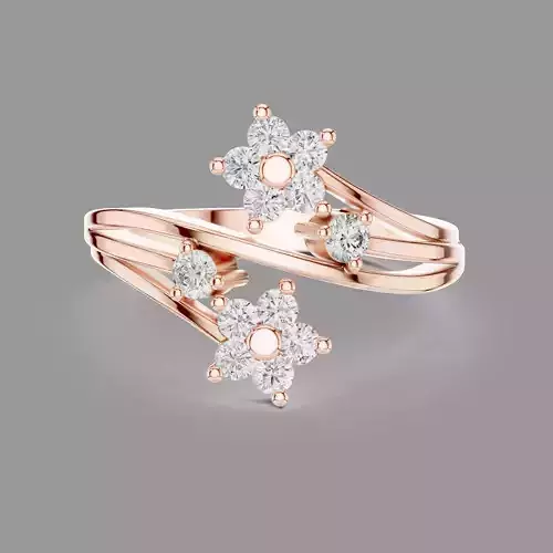 Italian Diamond Ring  