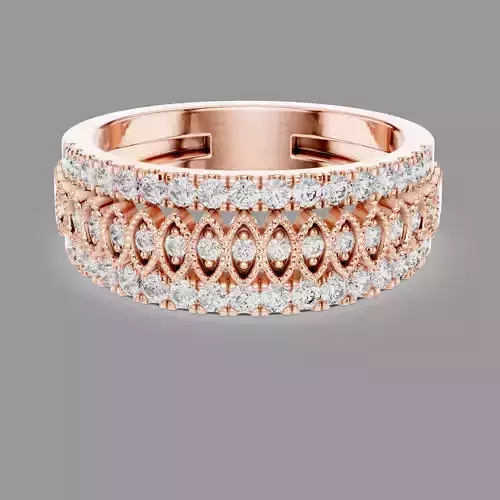 Italian Diamond Ring  