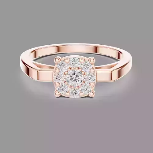 Italian Diamond Ring 
