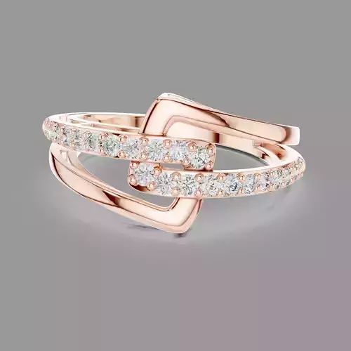 Italian Diamond Ring 