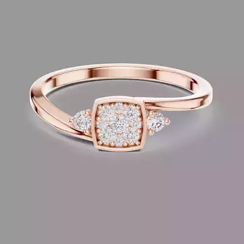 Italian Diamond Ring  