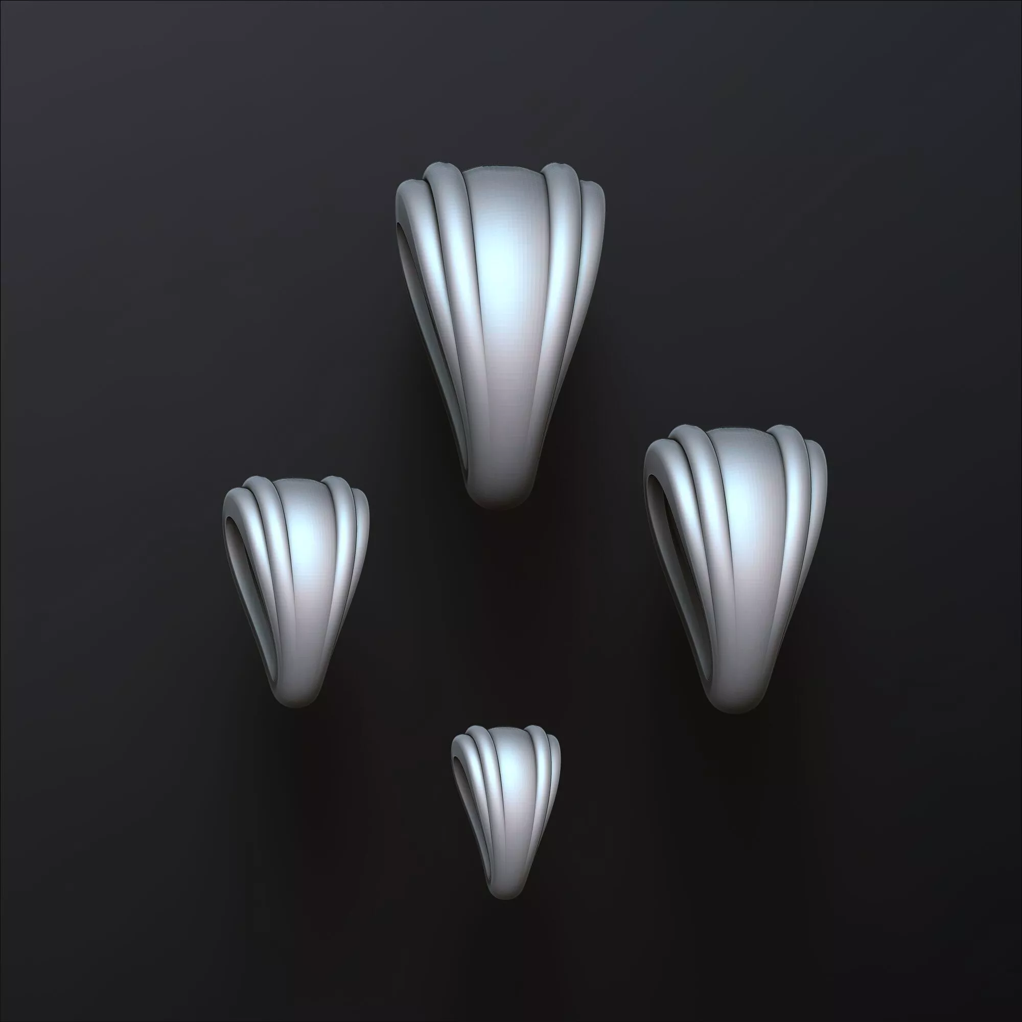 Jewelry Bail v4 3D print model