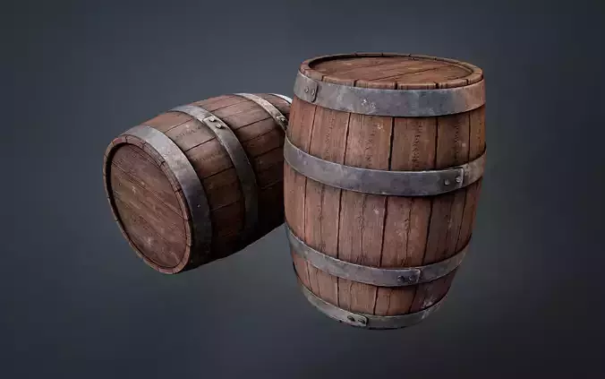 Wooden Barrel PBR