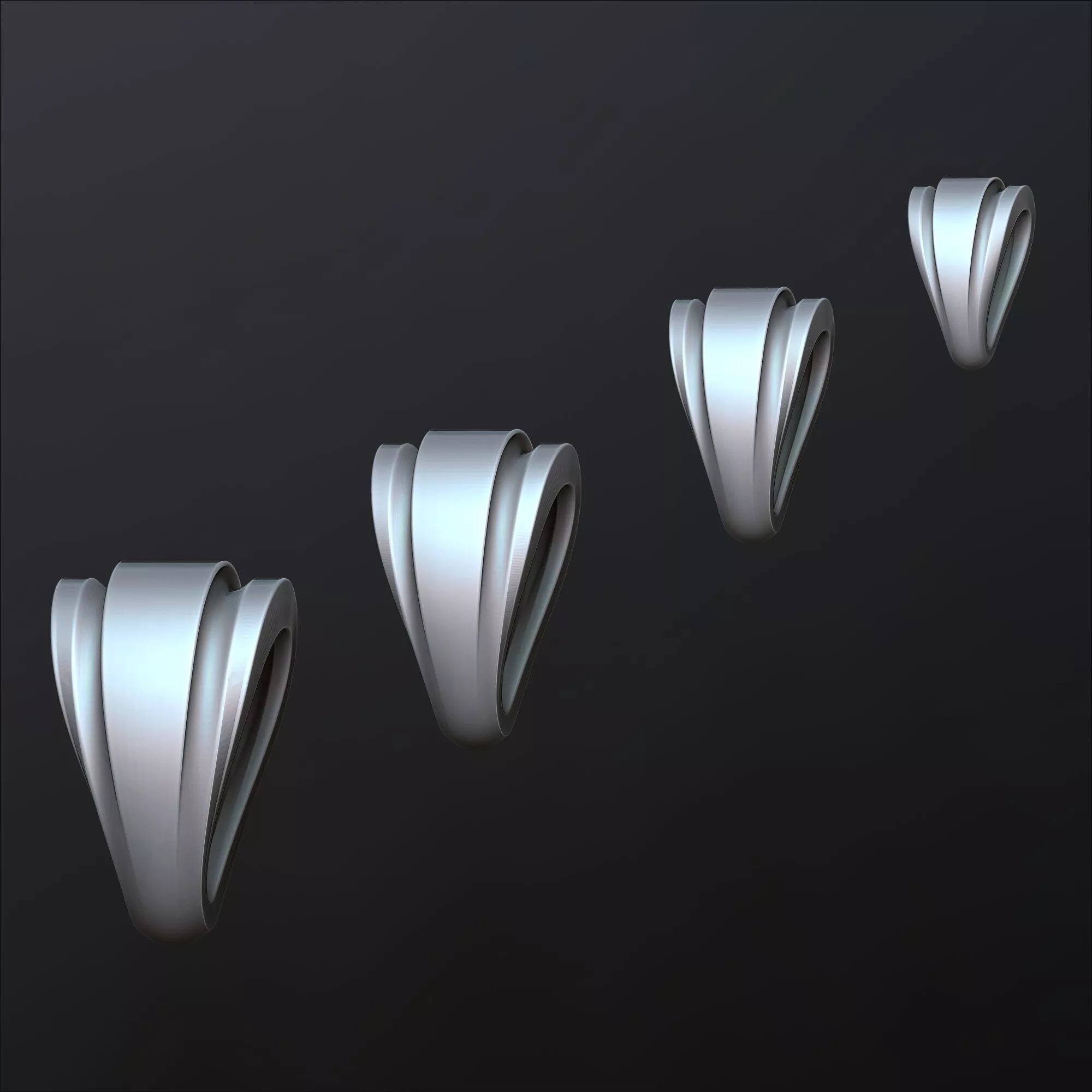 Jewelry Bail v8 3D print model