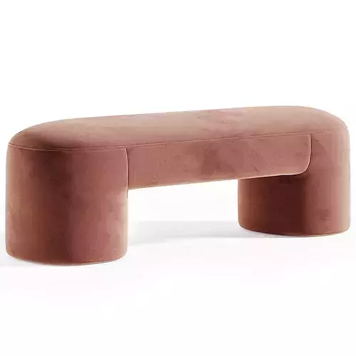 Ontario Ottoman By Dantonehome Low-poly 3D model 6