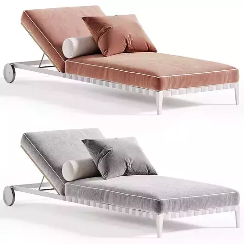 ATLANTE Sunlounger Low-poly 3D model 3