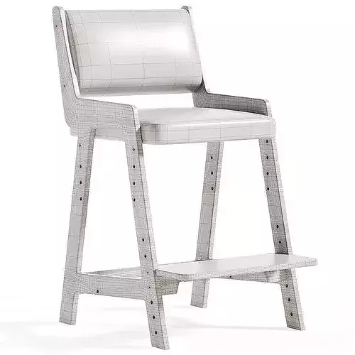 Divo Up Kids Chair Low-poly 3D model 7