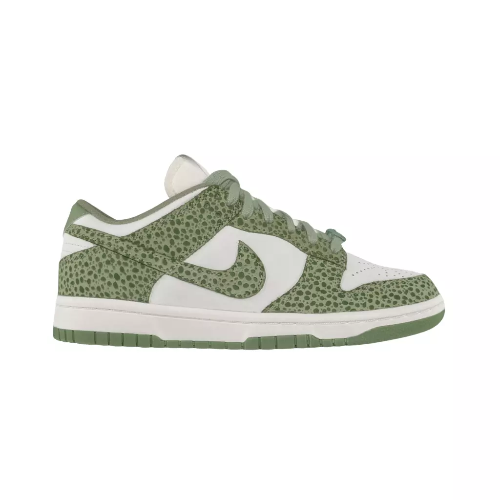Nike Dunk Low Safari Green CG Low-poly 3D model