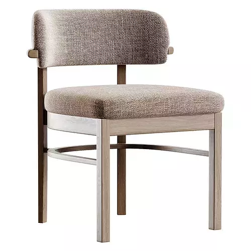 Contempo Chair and Glide Table By Dantonehome Low-poly 3D model 6
