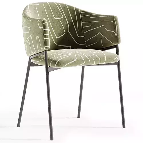 Eliza Chair Low-poly 3D model 3