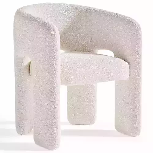 Byron Dining Chair Low-poly 3D model 6