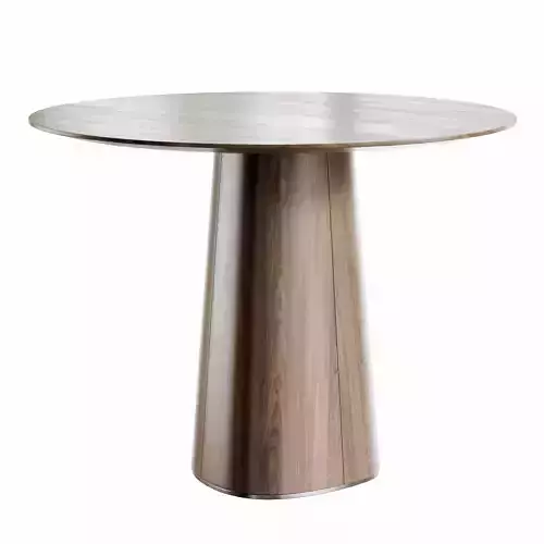 Chair Ferrara and POV Table Low-poly 3D model 6