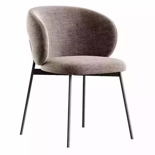 Artsource Table and Shamberi Chair Deephouse Low-poly 3D model 6