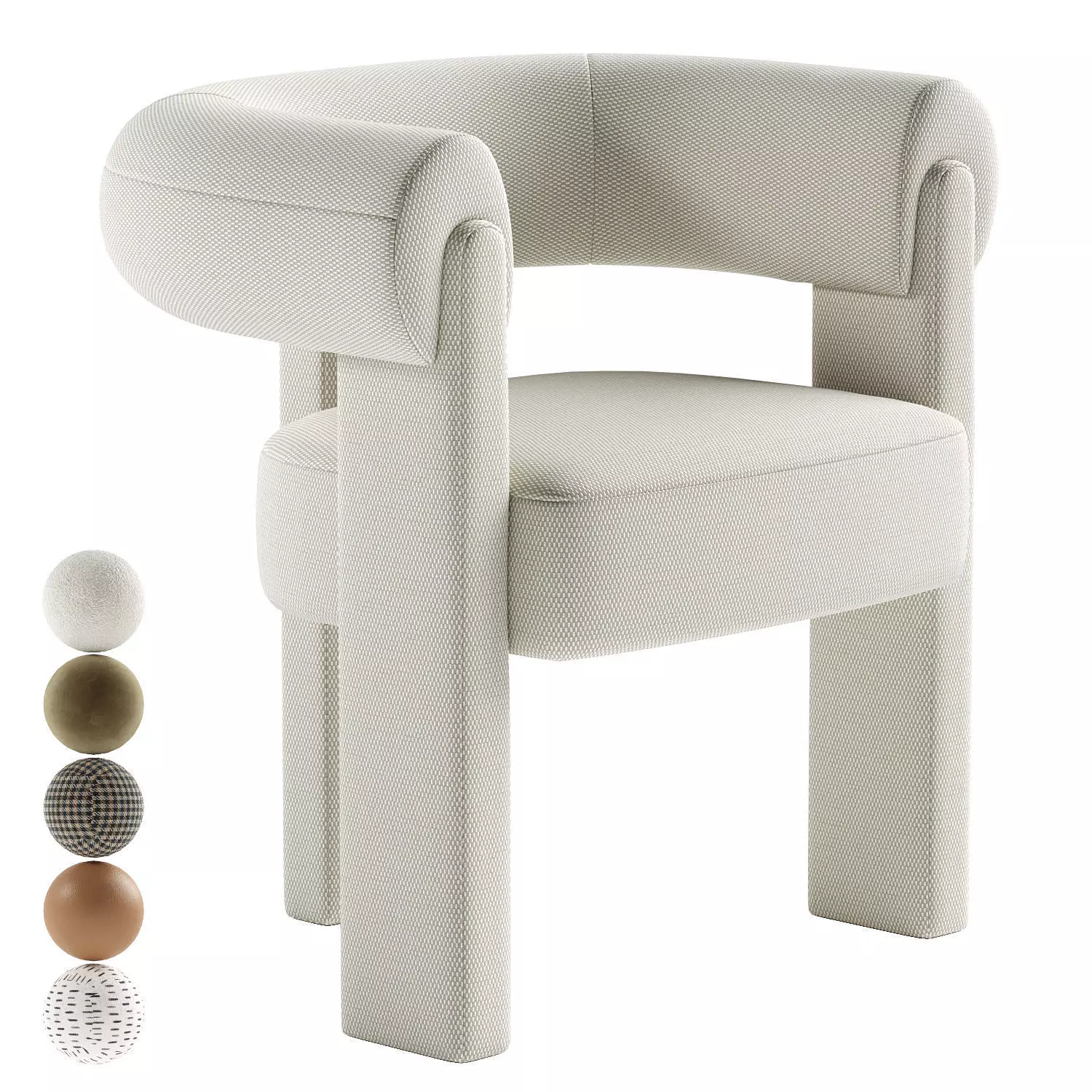 Everse Dining Chair 3D model