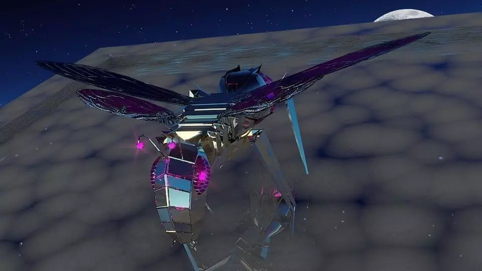 Robo Bug Alpha Low-poly 3D model_0