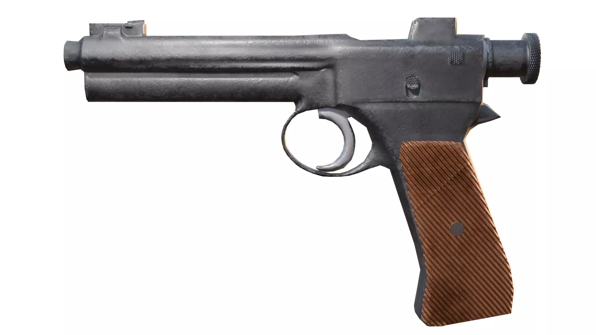 Roth Steyr M1907 Low-poly 3D model