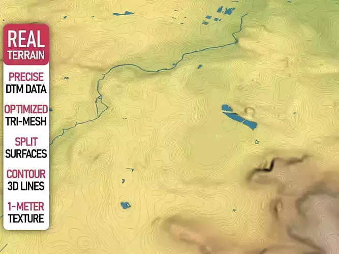 Cambridge - Topography Terrain