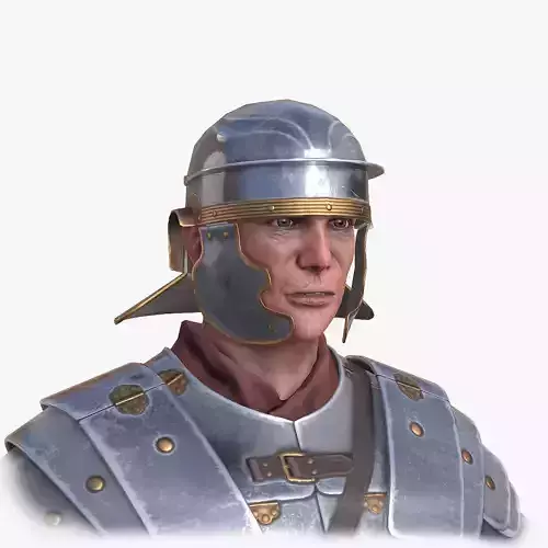 Lowpoly Roman Legionnaire Low-poly 3D model