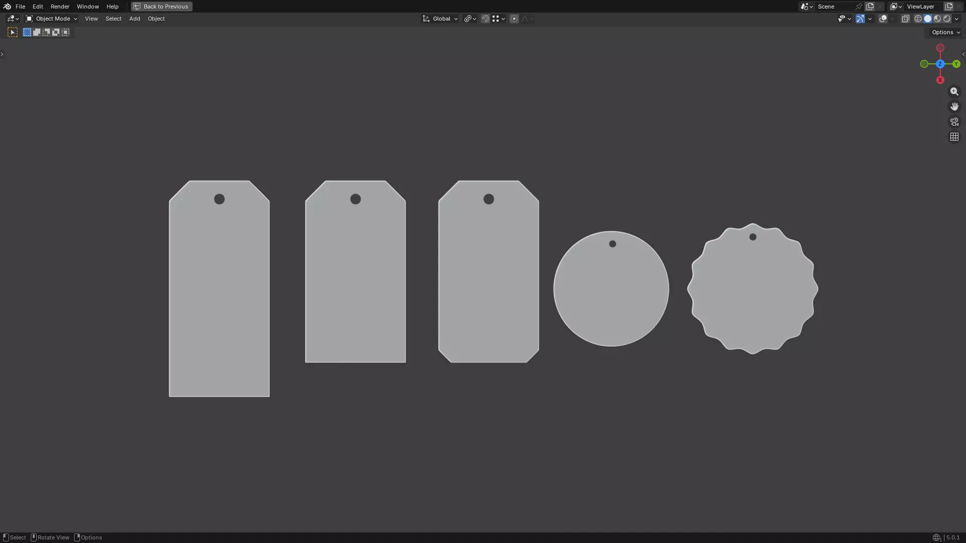 Gift Tags 3D print model