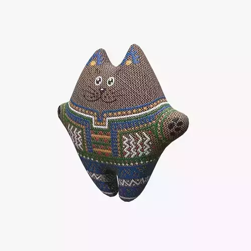 Cat Toy PBR Low-poly 3D model