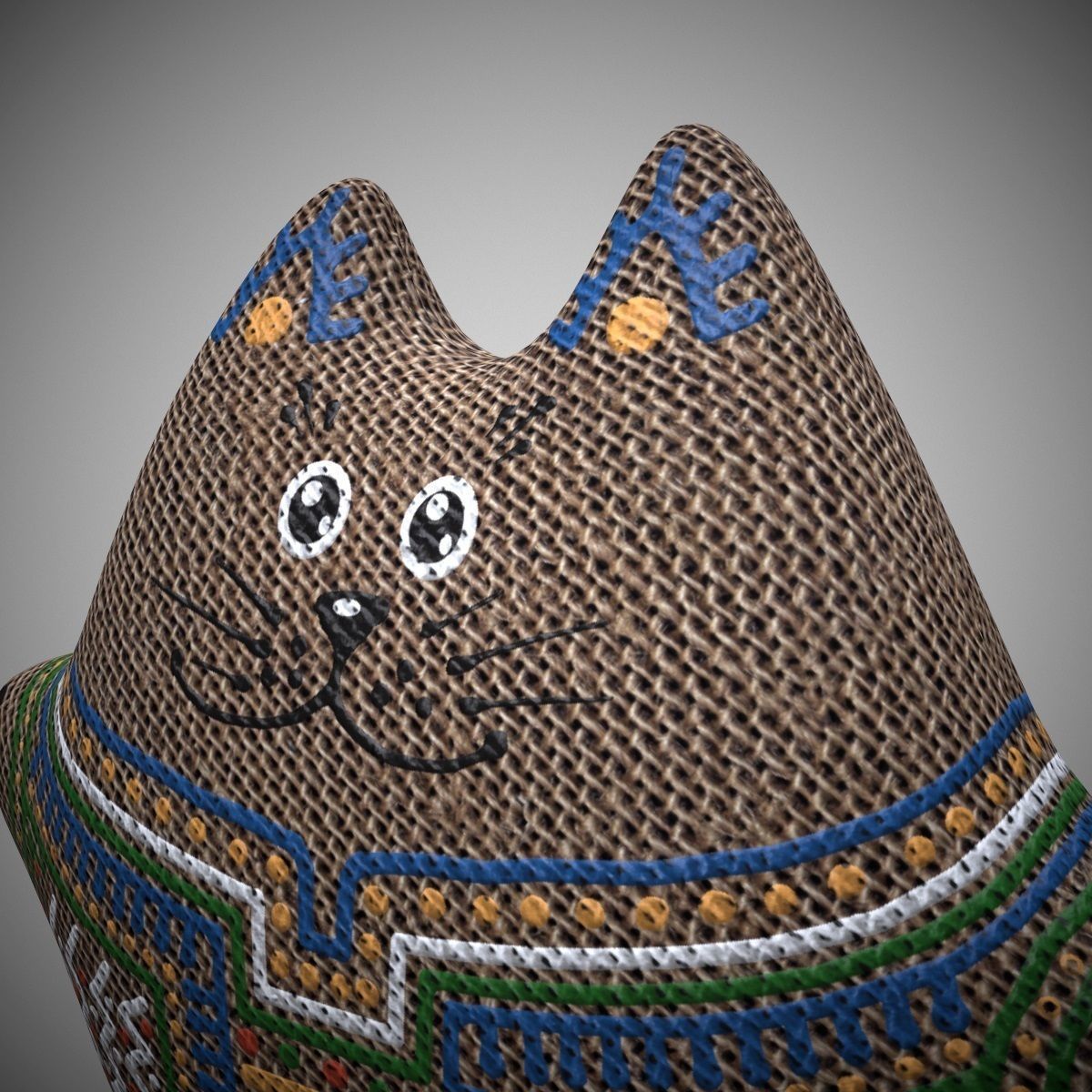 Cat Toy PBR Low-poly 3D model_5