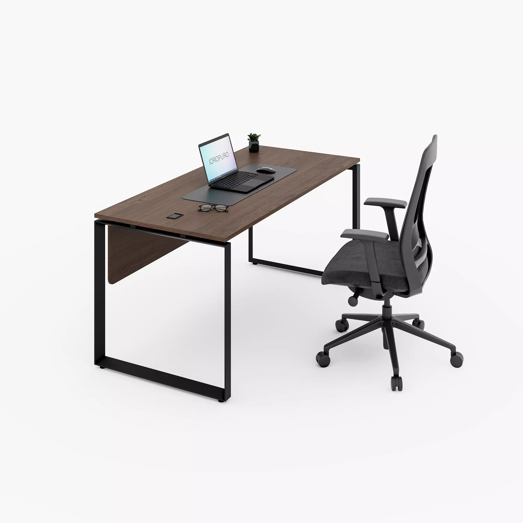 Ace Series Rectangular Executive Desk Low-poly 3D model