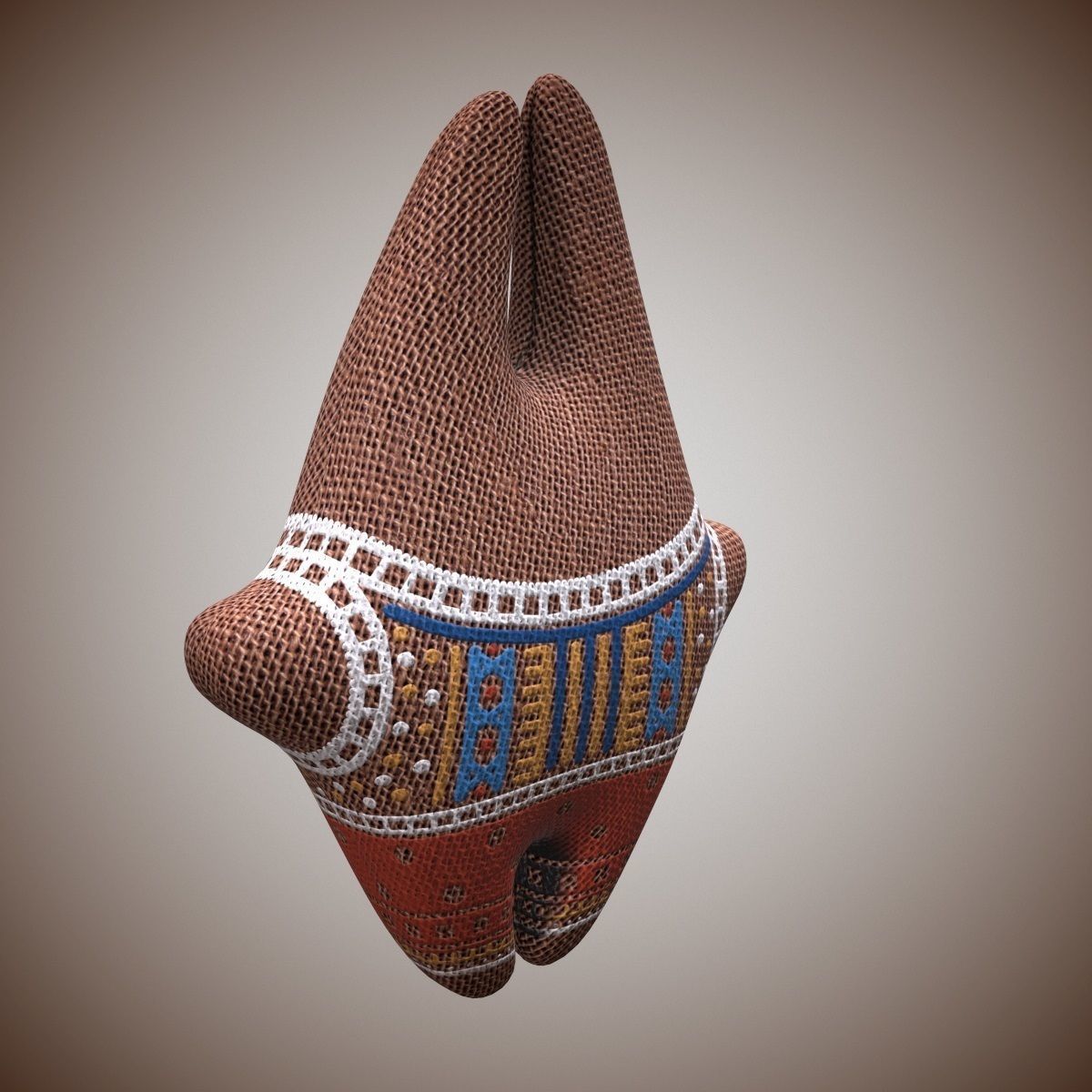 Rabbit Toy PBR  Low-poly 3D model_4